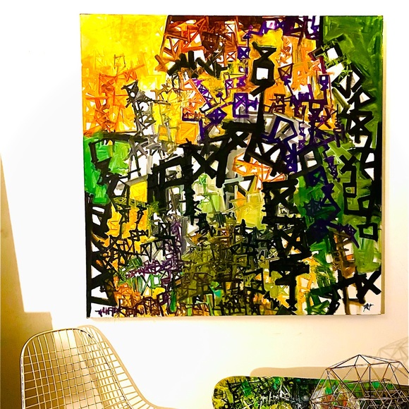 Original Wall Fine Art Canvas “Crown of Thorns” - Picture 1 of 1